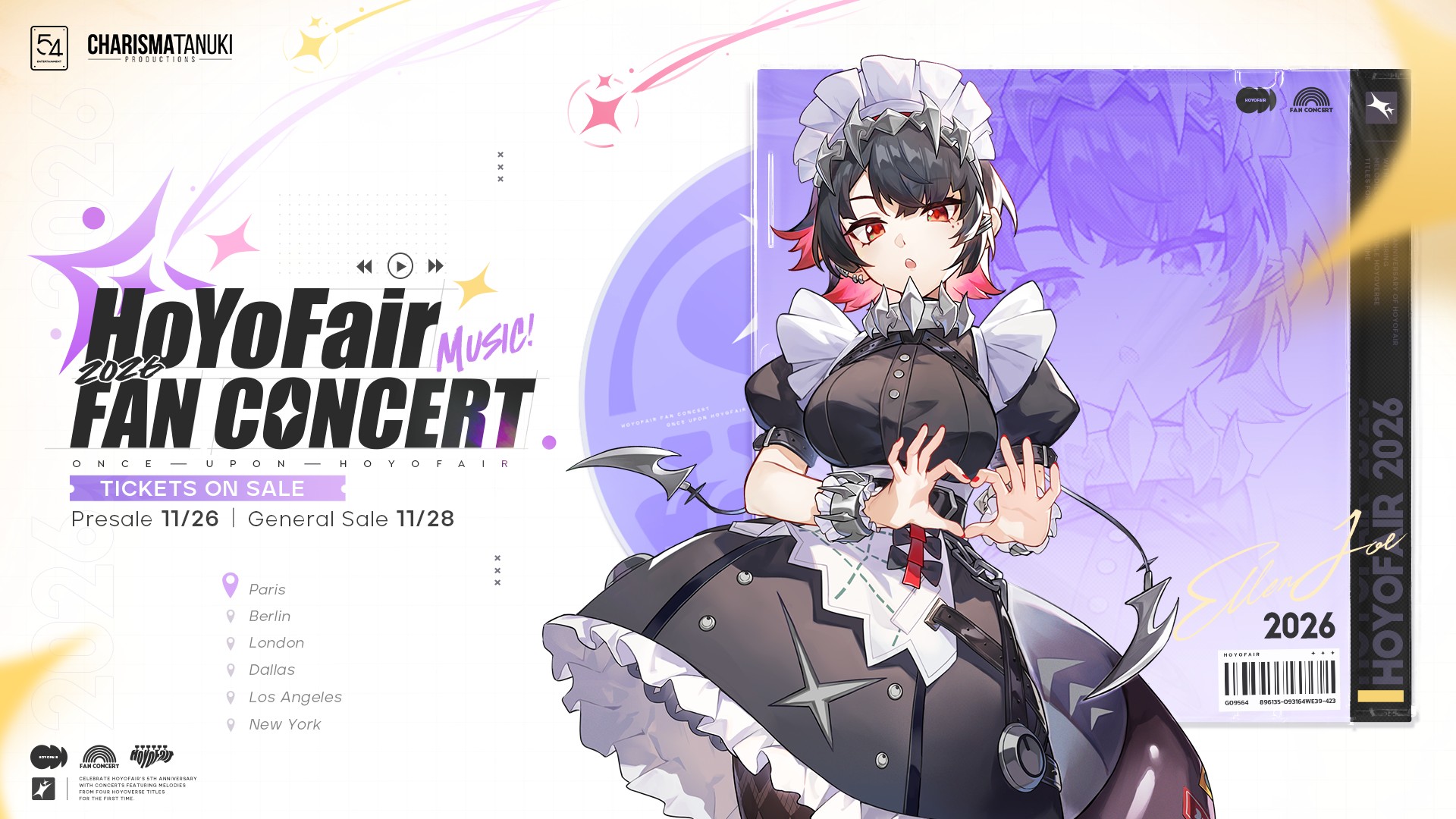 Everything you need to know about the US Tour.🗺️ #HoYoFairConcert