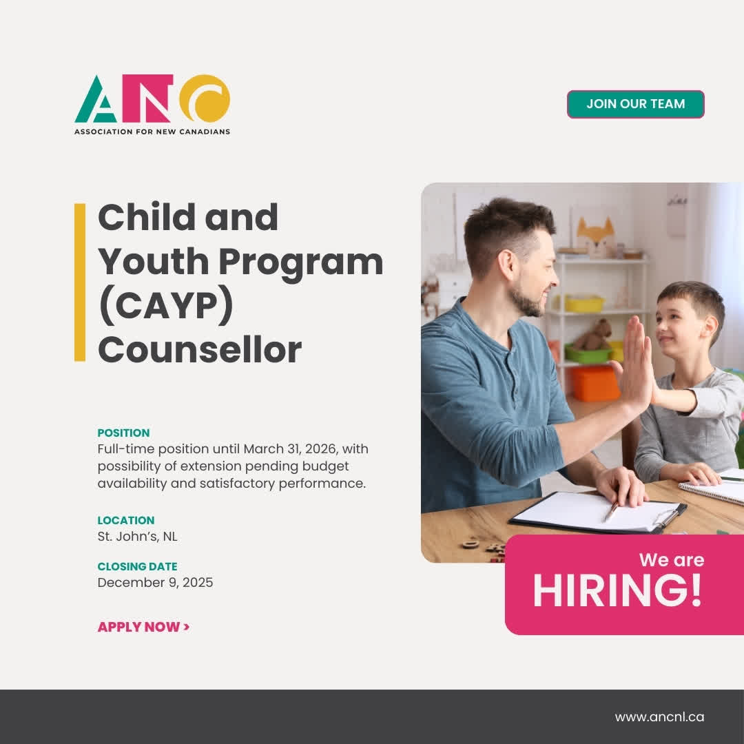 We're hiring! The... - Association for New Canadians (ANC) | Facebook