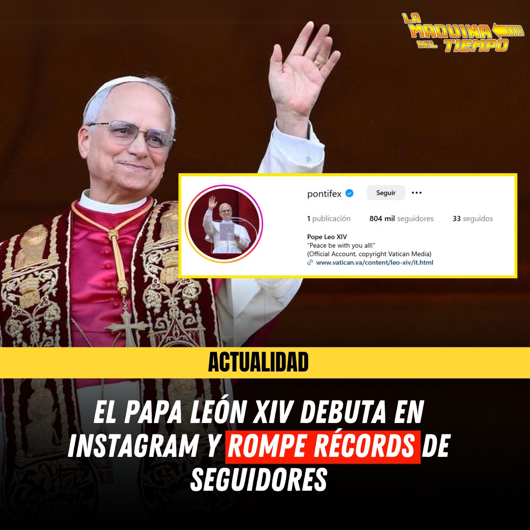 El Papa León XIV ha inaugurado su... - La Maquina del tiempo | Facebook