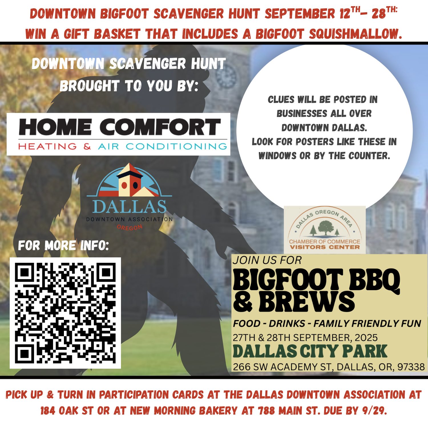 Downtown Bigfoot Riddle Scavenger Hunt