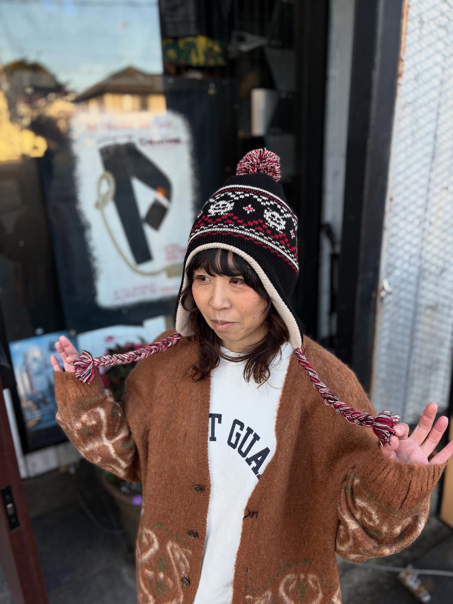 ウィアード WEIRDO イヤーマフ ニットキャップ LOOK INVADING 