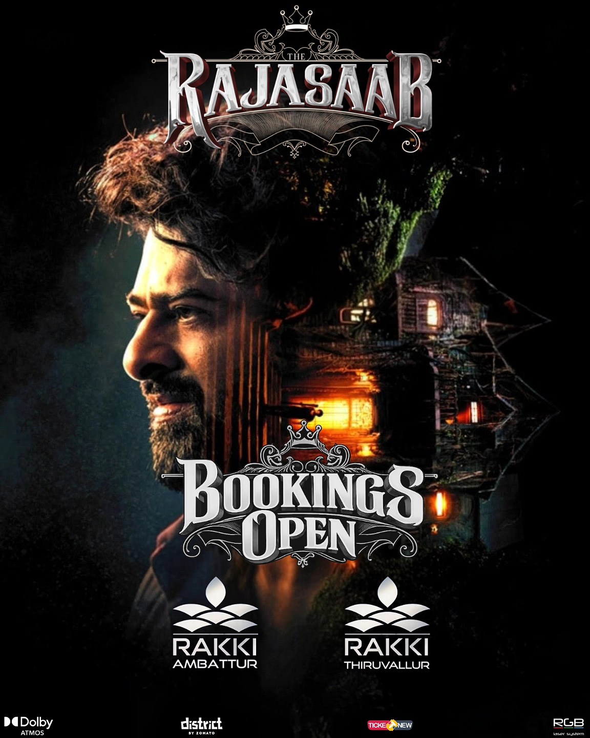 Rakki Cinemas - 👑 THE RAJA SAAB ARRIVES! 👑 Bookings Open... | Facebook