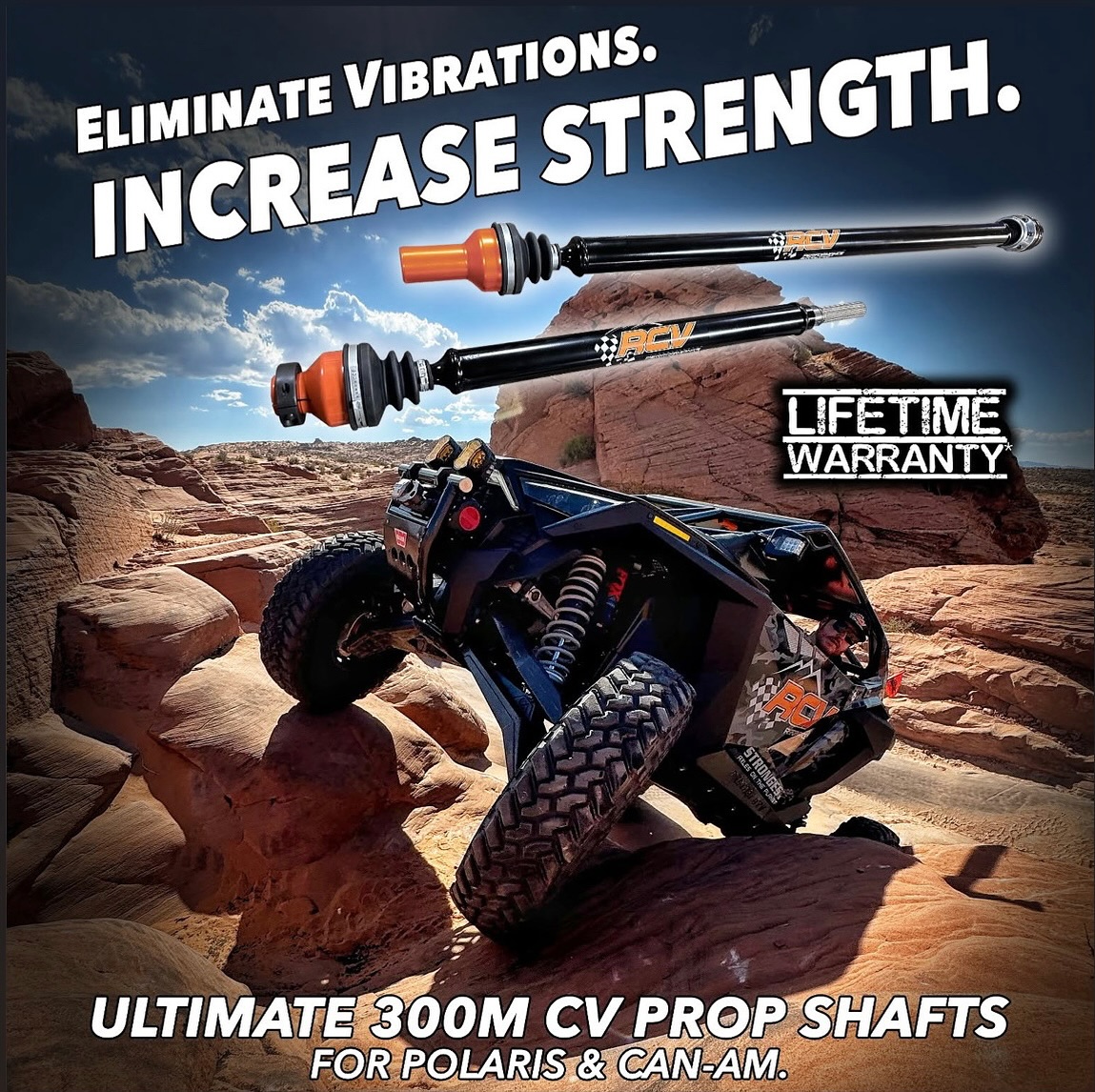 Our new line of UTV propshafts... - RCV Performance Products | Facebook