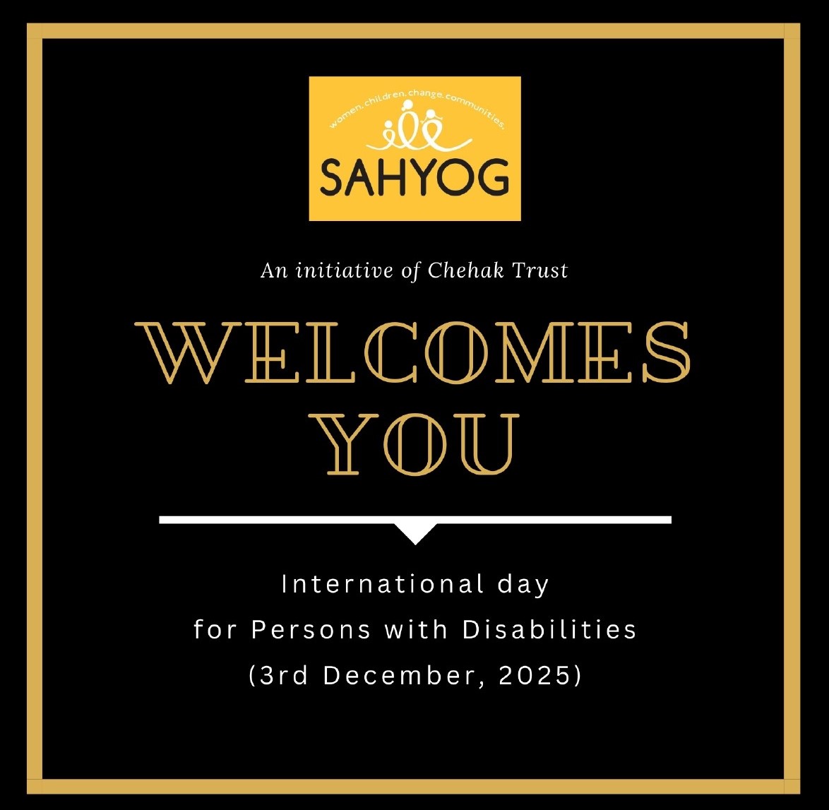 Sahyog Mumbai - 🧩 Disability Week Celebration 2025. We are... | Facebook