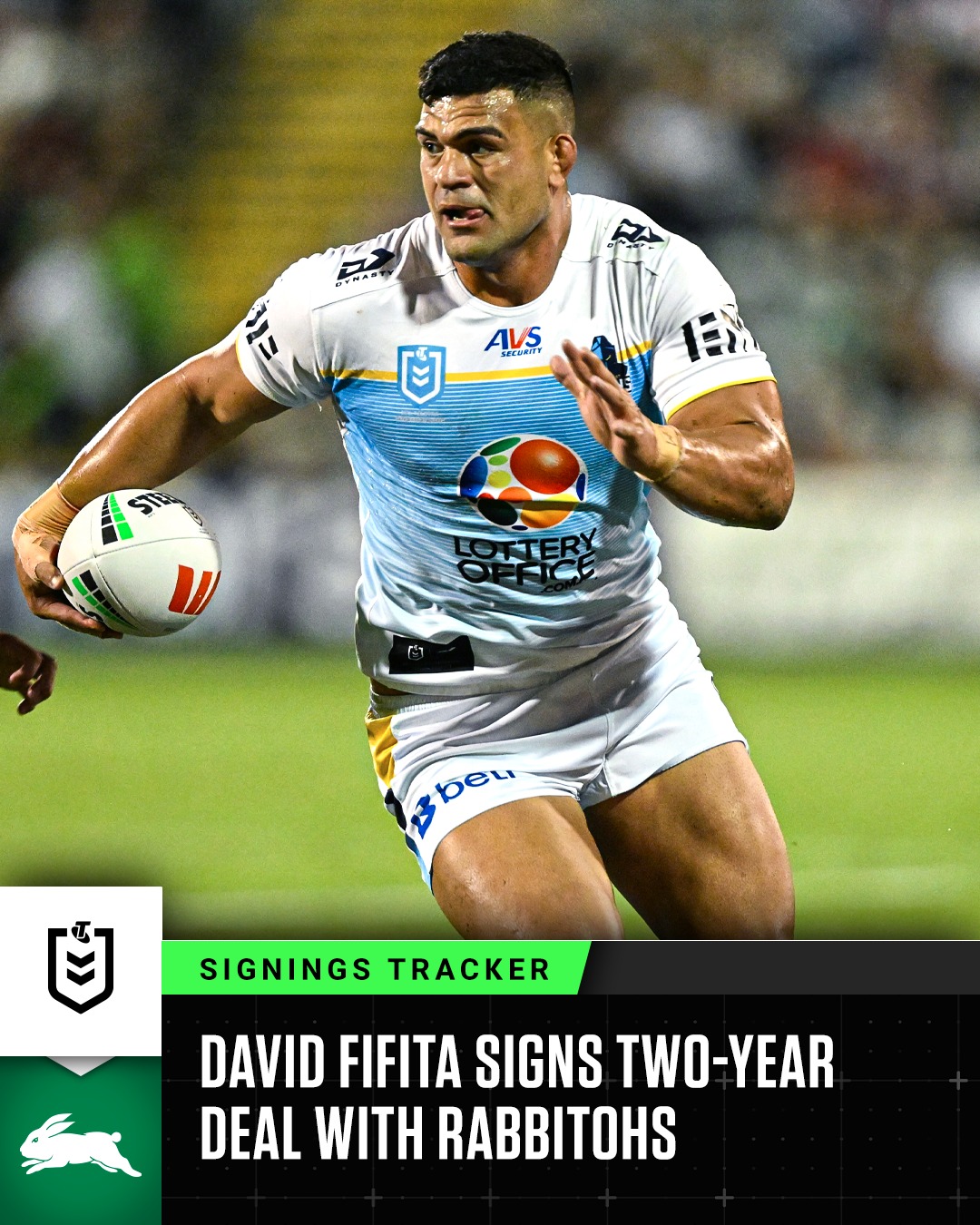 NRL - The Rabbitohs have signed barnstorming back-rower David Fifita on ...