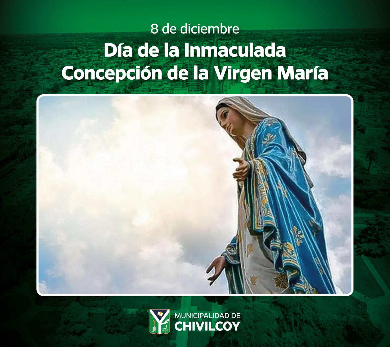 Municipalidad - ⛪ 8 de diciembre: Día de la Inmaculada Concepción de la ...