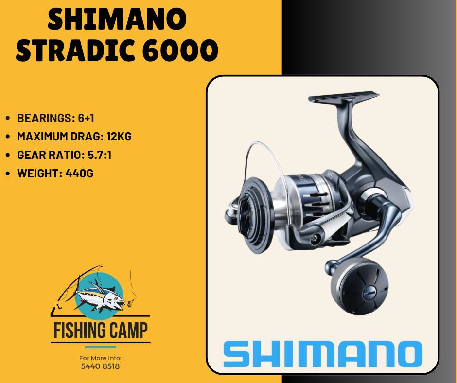 Molinete de Pesca Shimano Stradic SW B 6000 HG