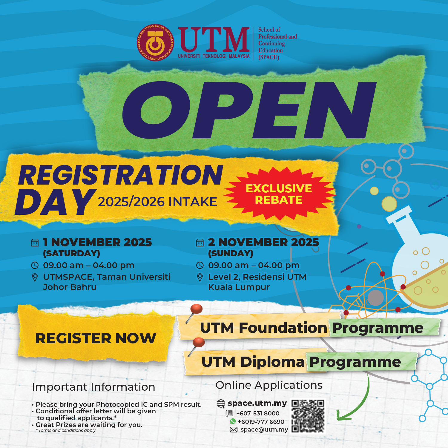 UTMSPACE - 🎓 OPEN REGISTRATION DAY IS BACK AGAIN! Join us... | Facebook