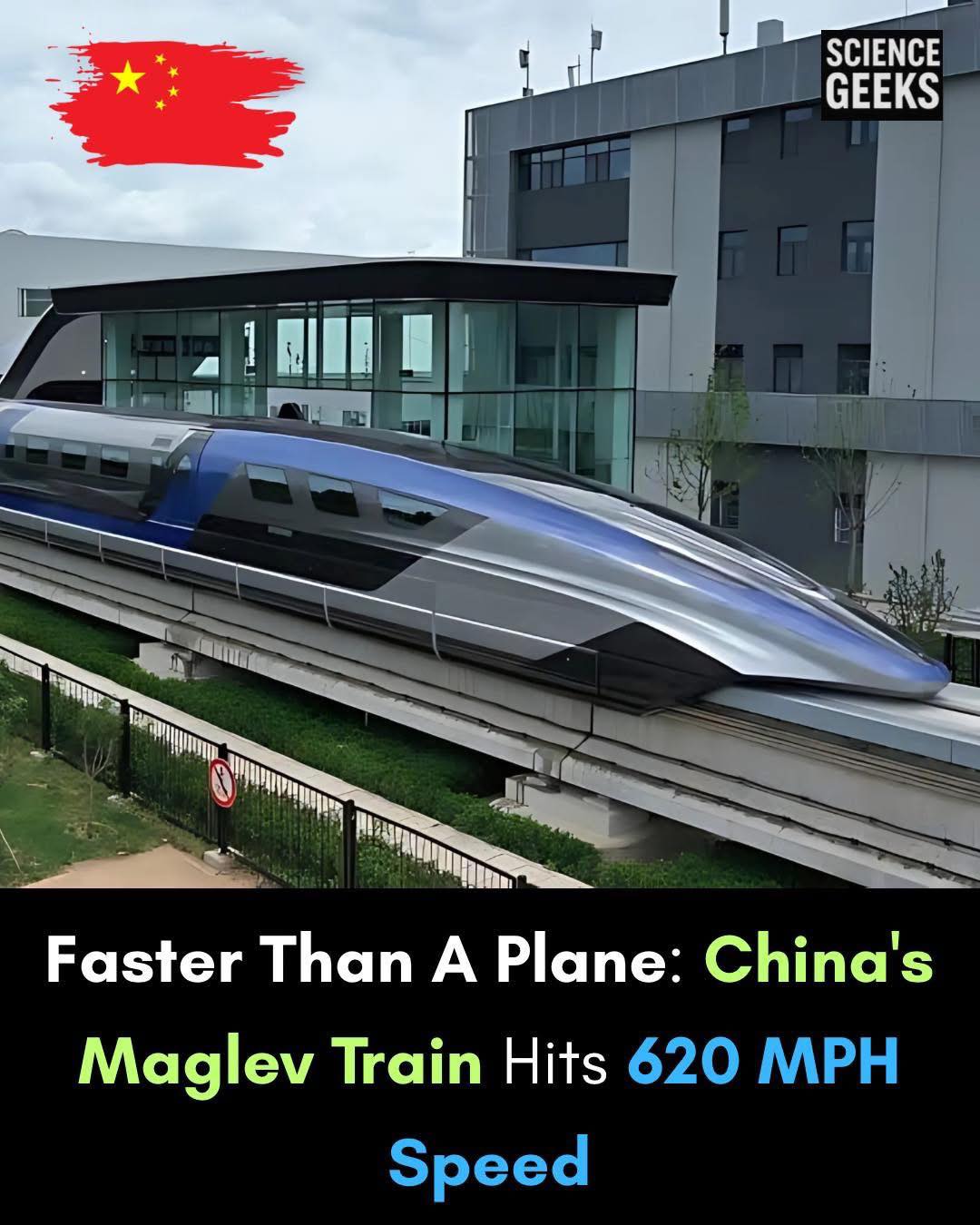Science - China’s Maglev Train Reaches 620 MPH — Surpassing Planes and ...
