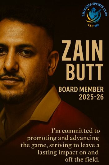 ESC - We are honored to announce that Mr. Zain Butt, who served as the ...