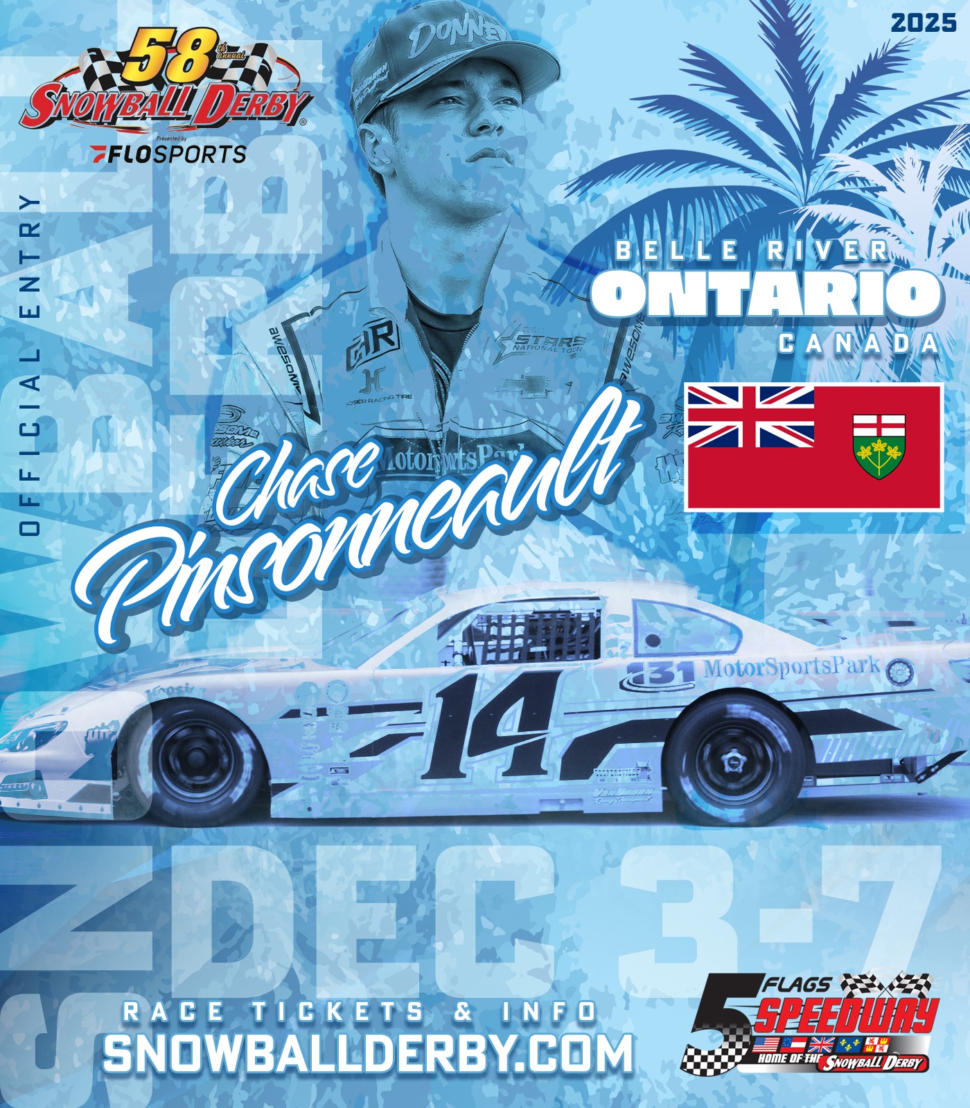 5 Flags - In 2025 Chase Pinsonneault completed 90% of the laps he ran ...