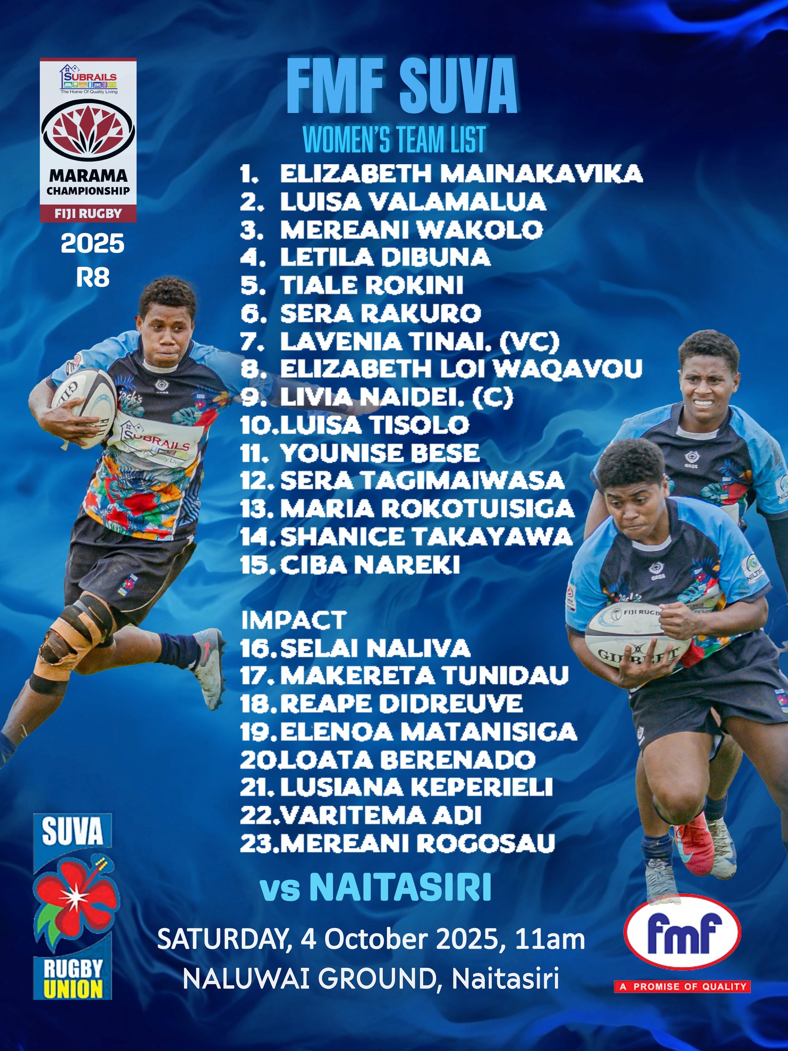 Suva Rugby Union | Suva City