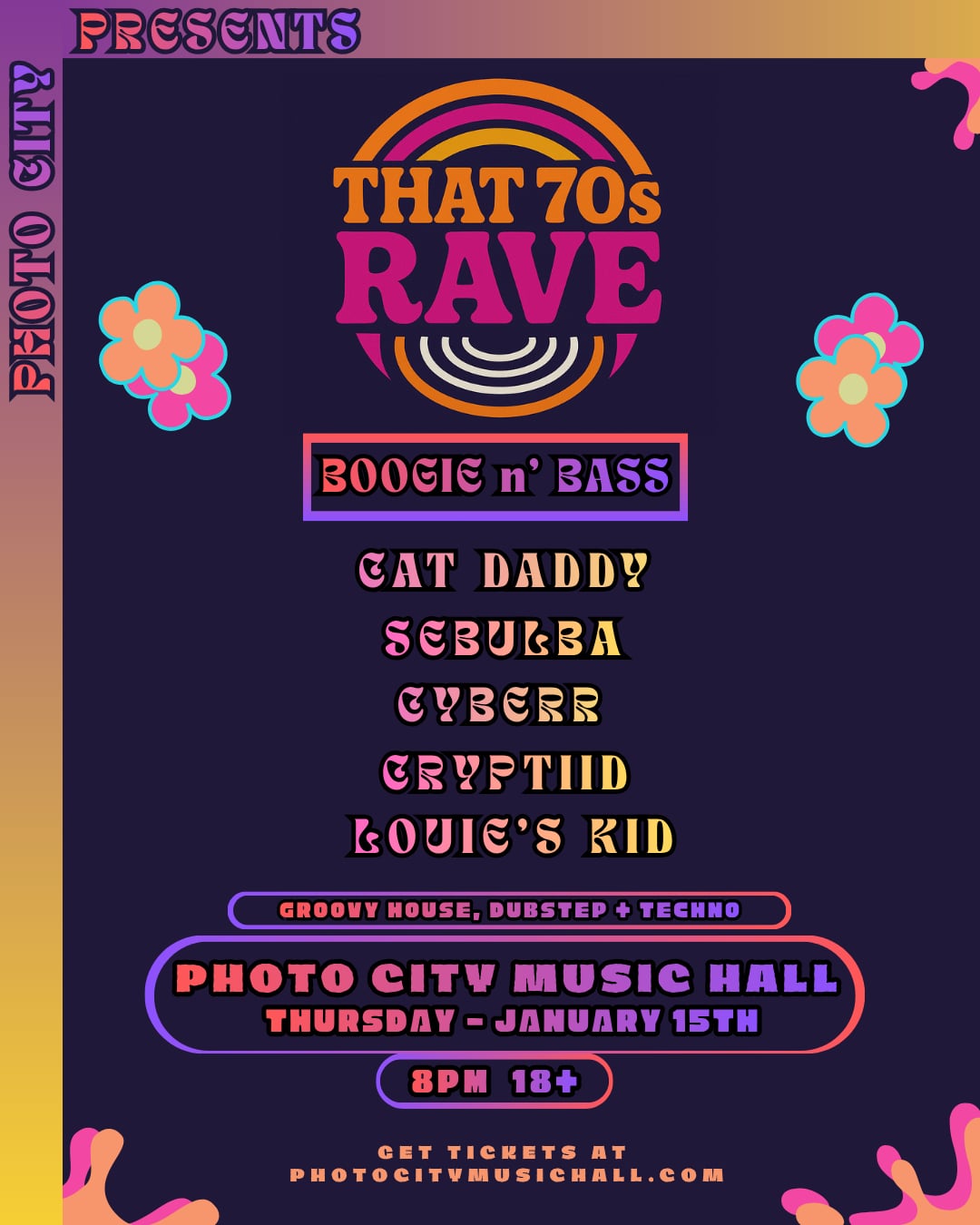 Photo - 🪩🔥 THAT 70s RAVE: BOOGIE N’ BASS 🔥🪩 Disco grooves meet filthy ...