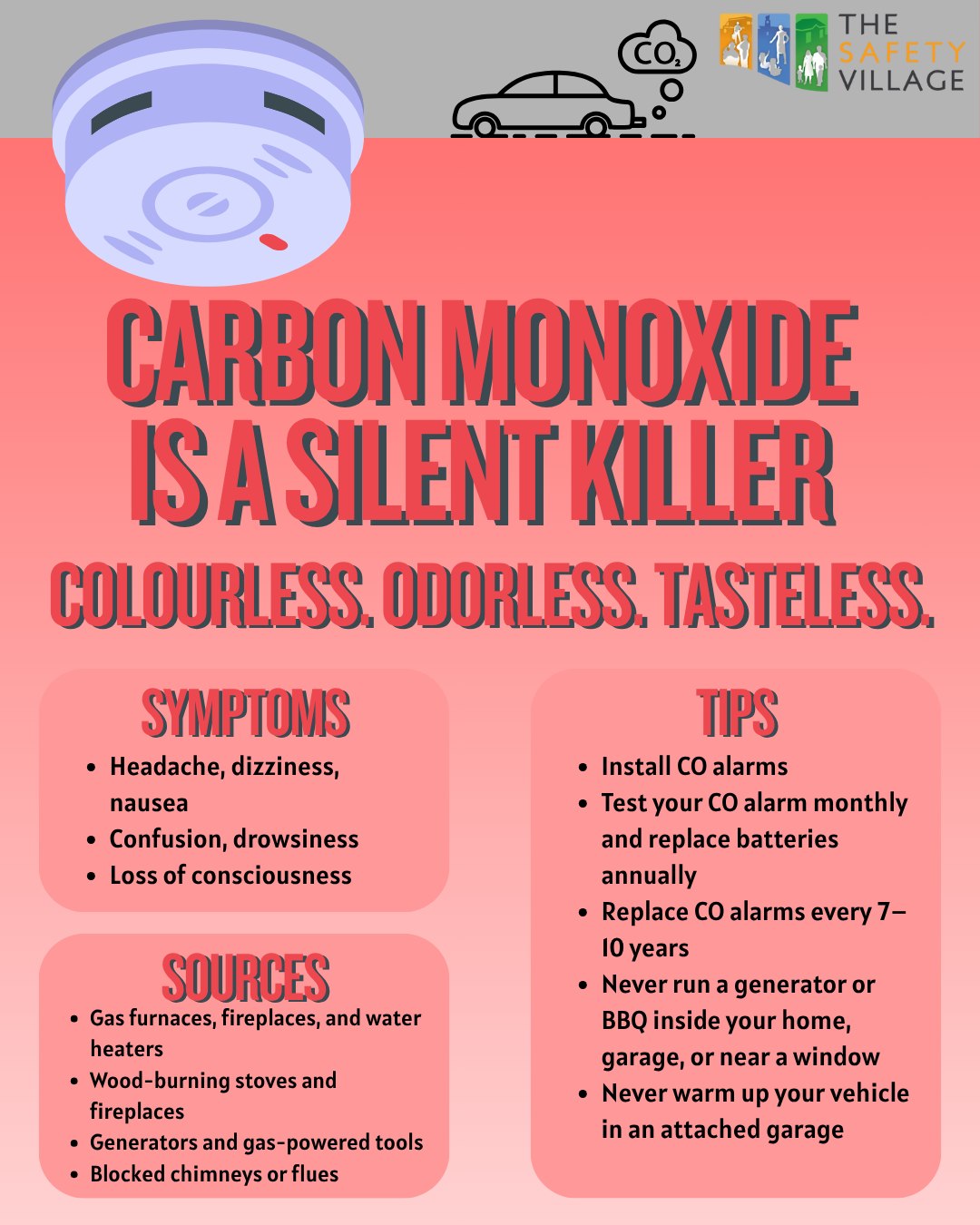 🚨 Carbon Monoxide Awareness Week (Nov... - The Safety Village | Facebook