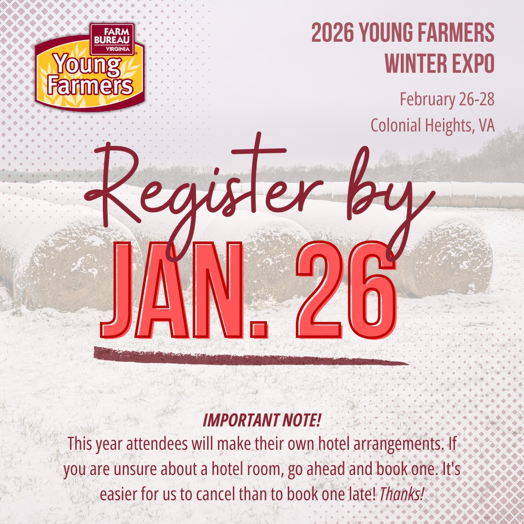 The deadline to register for our 2026... - VFBF Young Farmers | Facebook