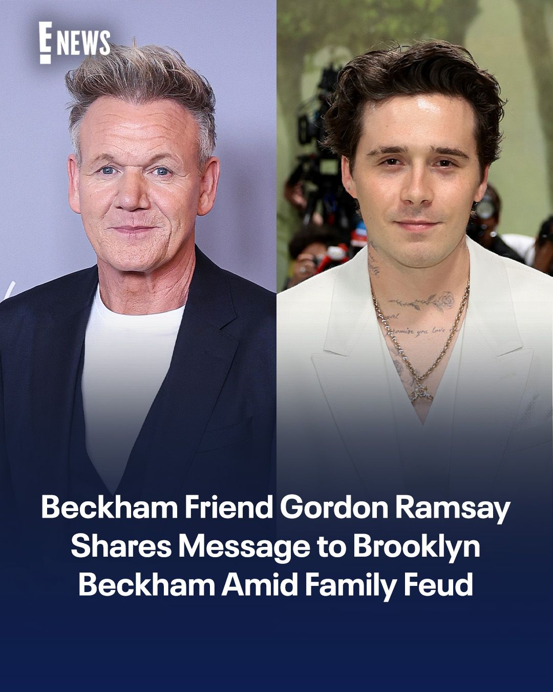 E! - Gordon Ramsay would like to see the tensions in the Beckham family ...