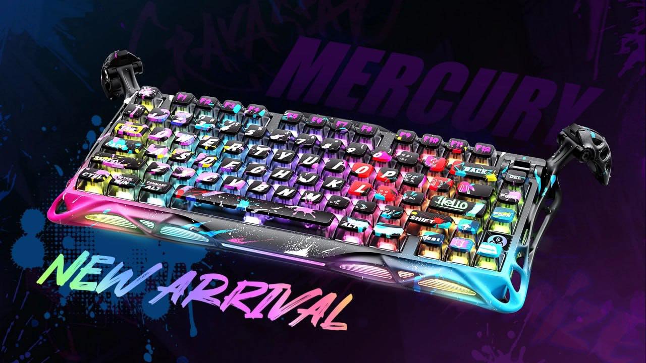 GravaStar Mercury V75 Pro Special Edition - Neon Graffiti $219