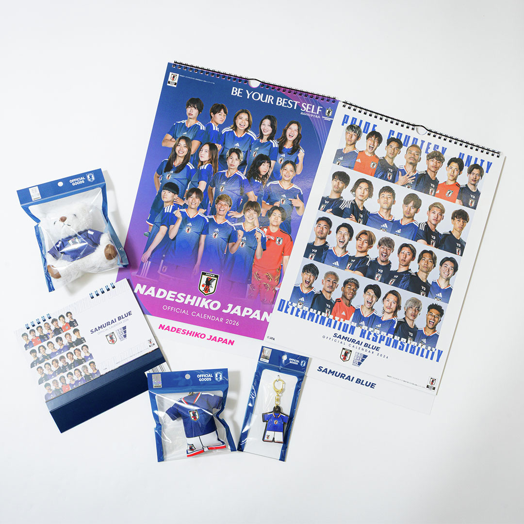 サッカー日本代表オフィシャルグッズ！🇯🇵 「2026年版カレンダー」や