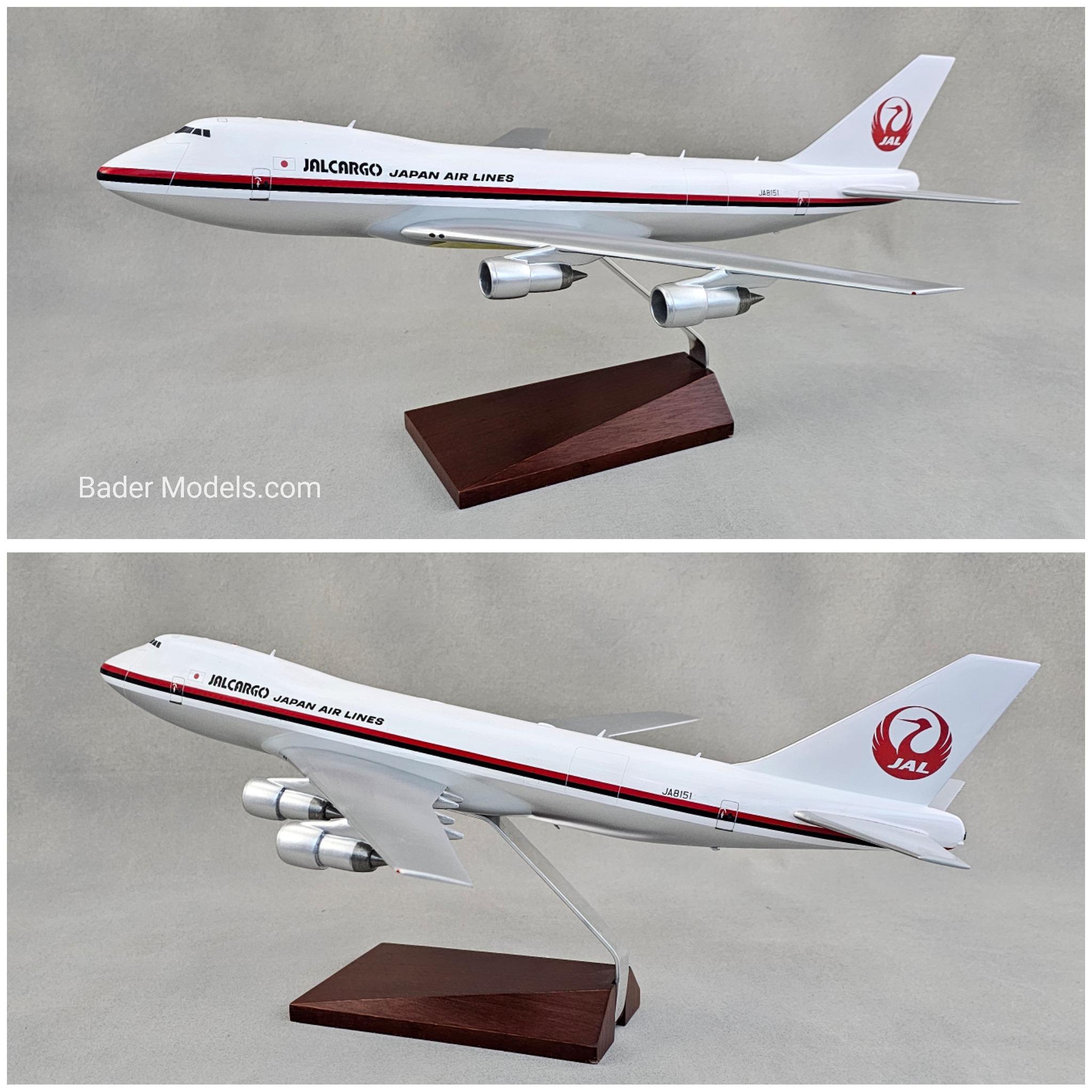 JAL Boeing 747-200 model with Reso'cha decals