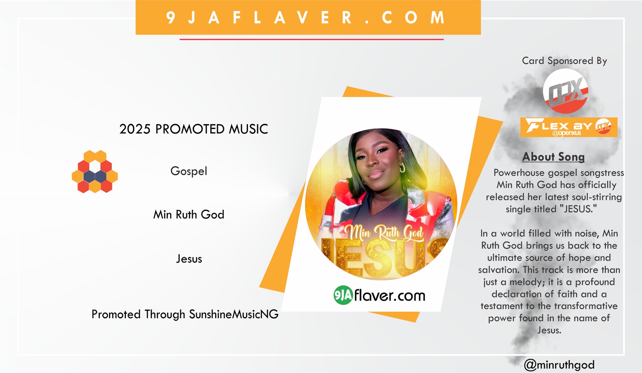 9jaflaver - [Gospel Music] Min Ruth God - Jesus https://9jaflaver.com ...