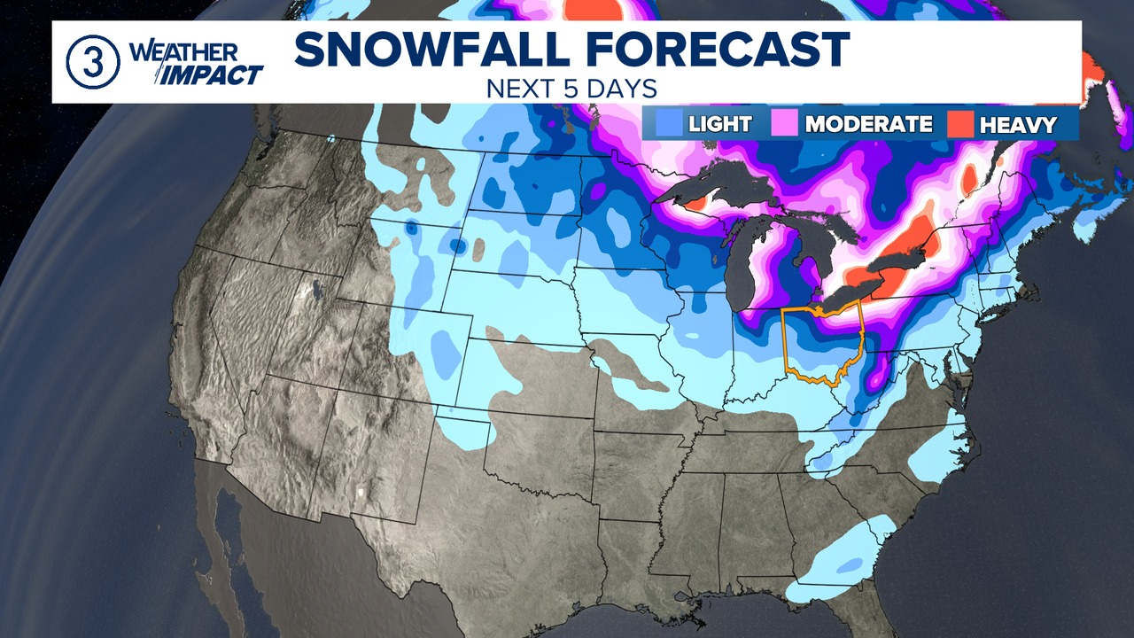 Matt - BIG PICTURE SNOWFALL FORECAST Here's the latest Euro model run ...