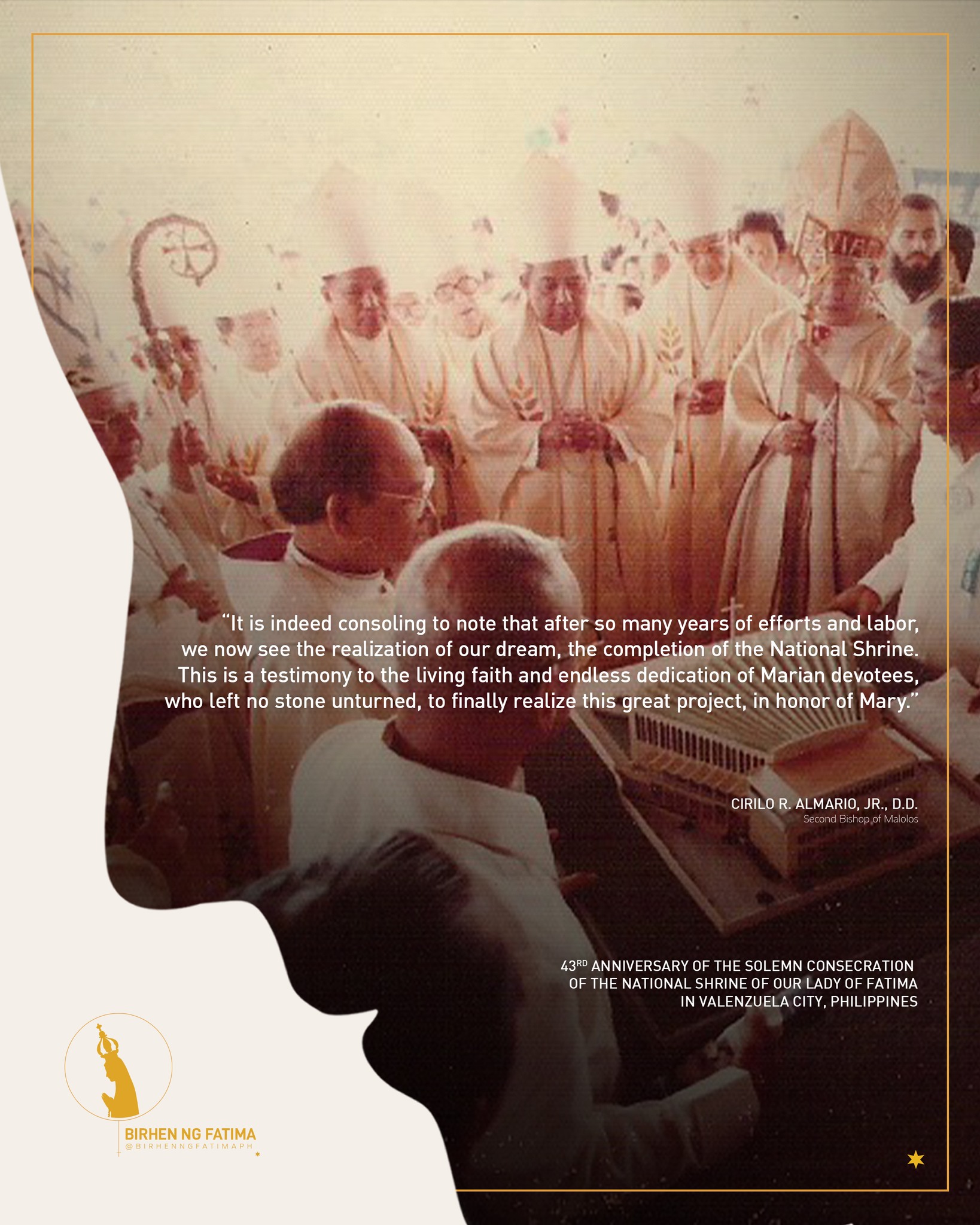 Birhen - Wonderful are you, O God in your holy place. Today is the 43rd ...