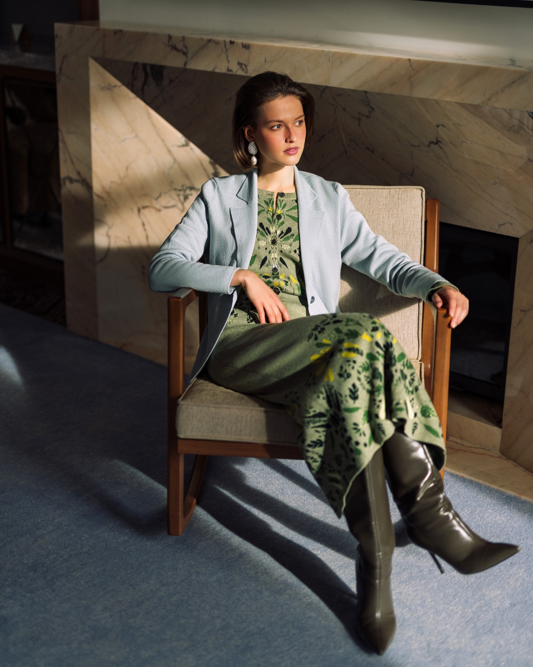 Tailored to slow down with style. Let the light in. Let the look speak. #ivkowoman #newcollection #sustainablefashion