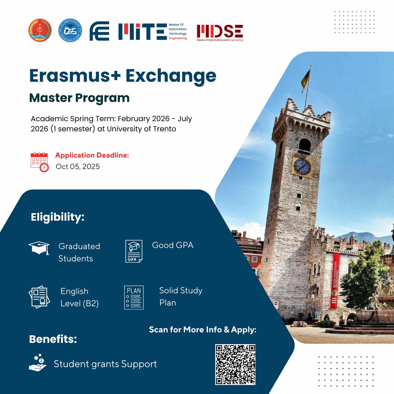 MITE - Erasmus+ exchange (Master Program): - Academic Spring Term ...