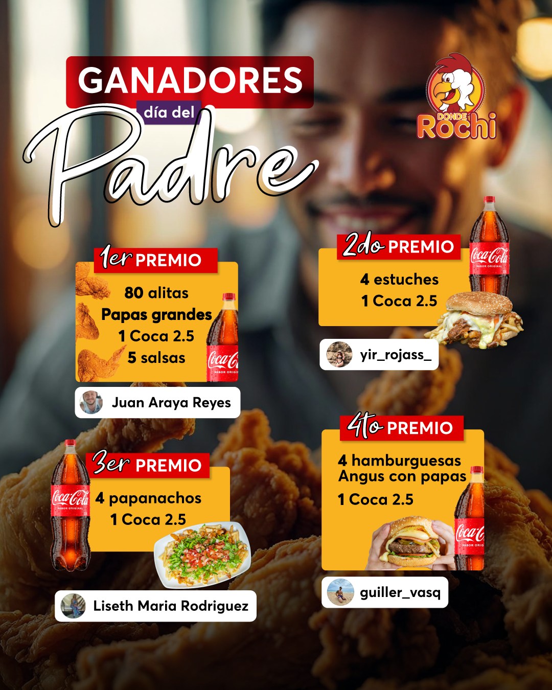 DONDE - ¡Felicidades! 🎉 Estos son los 4 ganadores del Giveaway del Día ...