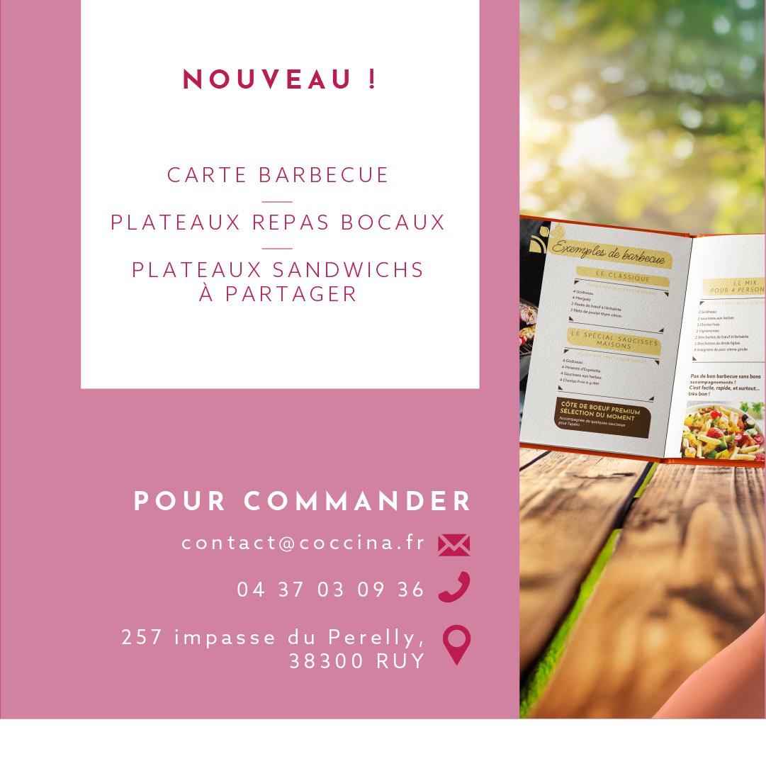 Coccina - 🎉 Nouvelle année, nouvelle carte signée Coccina Traiteur ...