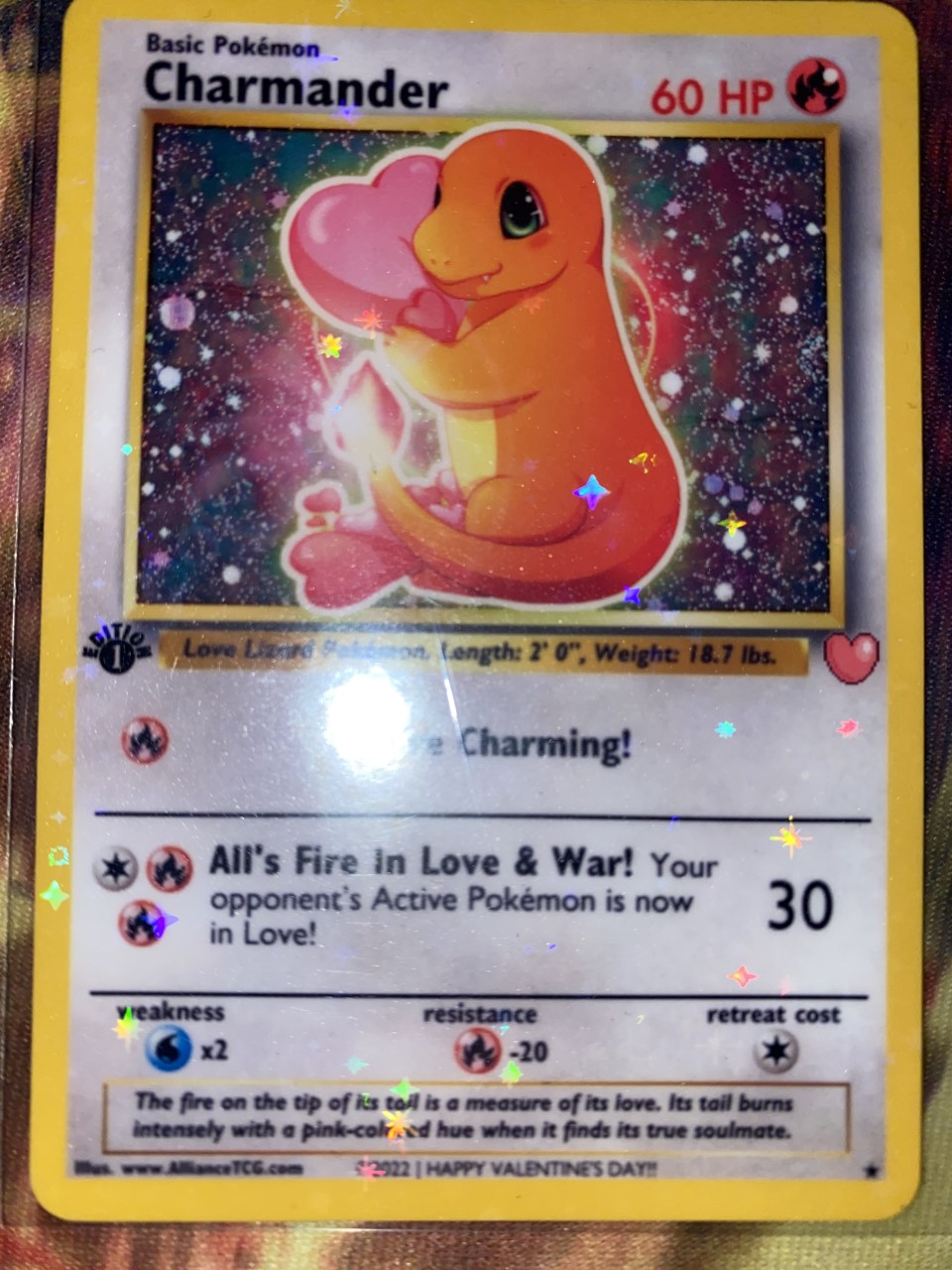 Is this Charmander Pokémon card a fake or misprint?