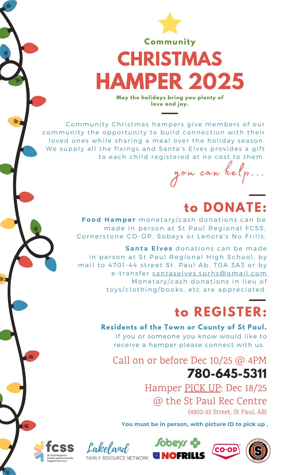 St. - Residents of the Town or County of St. Paul, Community Christmas ...