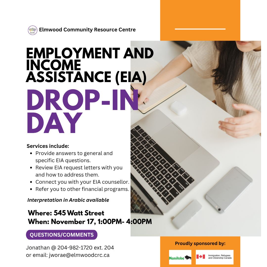 Join us for our EIA... - Elmwood Community Resource Centre | Facebook