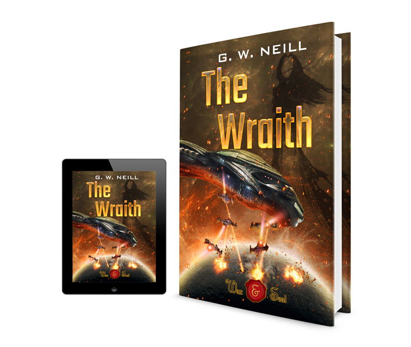 The Wraith / Book Cover Design - JudithSDesign&Creativity