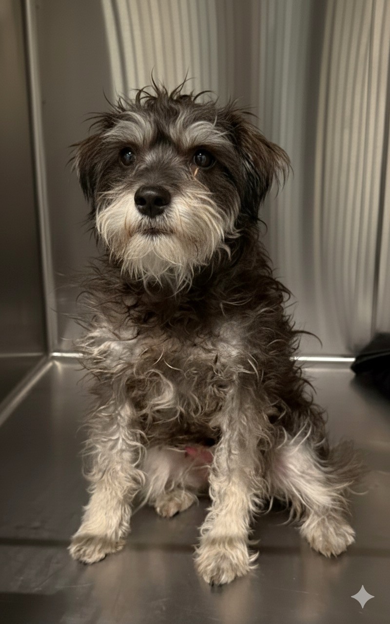 Midland - Update - Adopted DS17 59880138 2 year Male Schnauzer mix