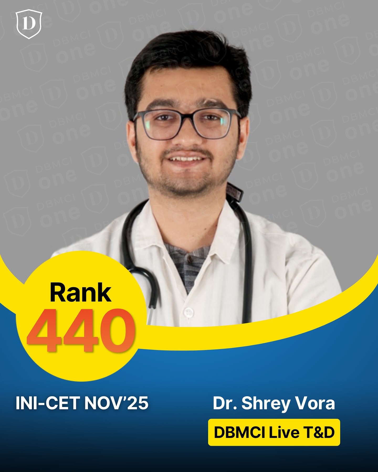 DBMCI One - Congratulations to Dr. Shrey Vora for securing... | Facebook