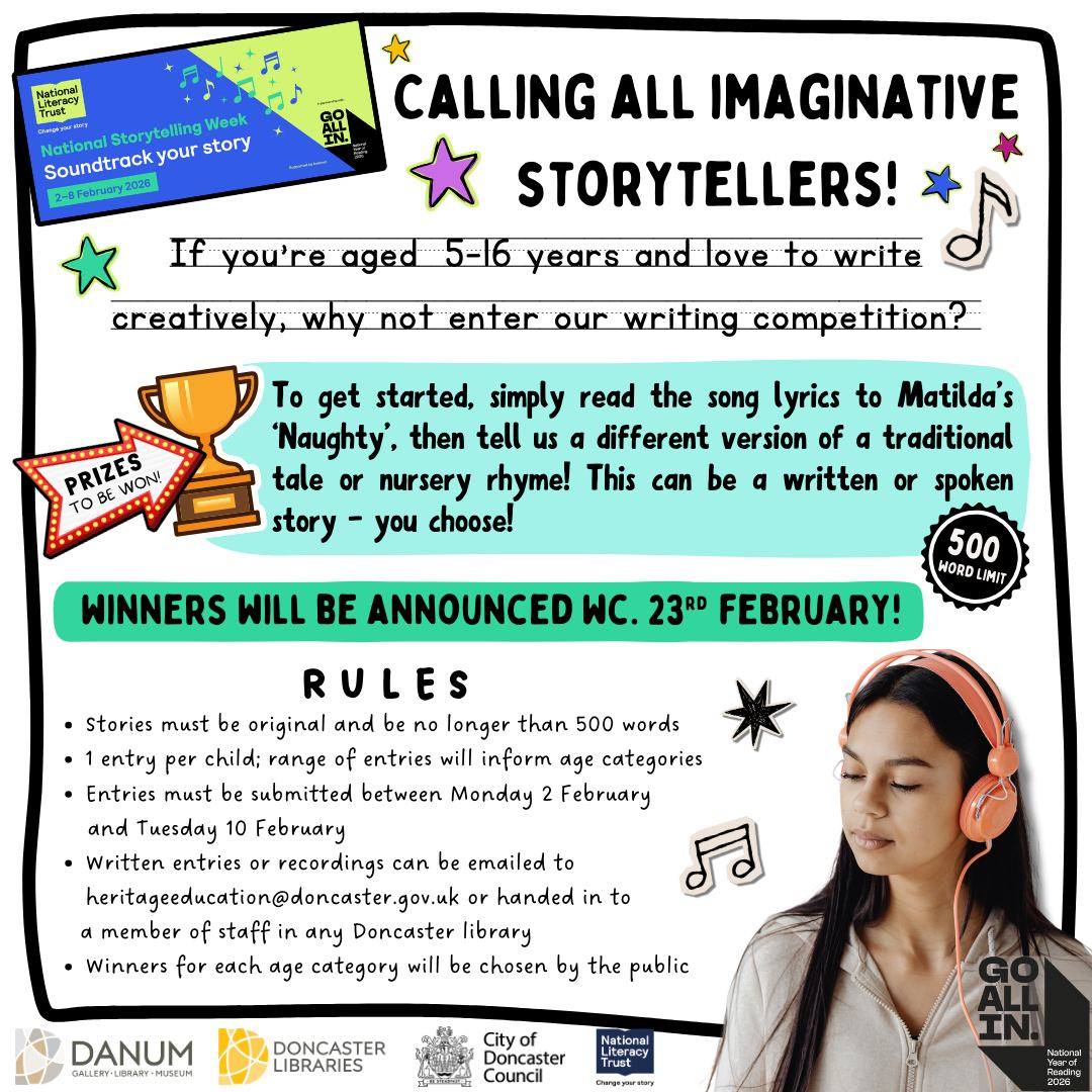 📖 Storytelling Competition 2026! 📖 ... - Doncaster Libraries | Facebook