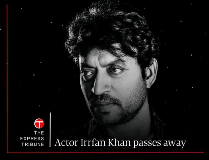Sindh Times Bollywood Actor Irrfan Khan Died At Mumbai S Facebook