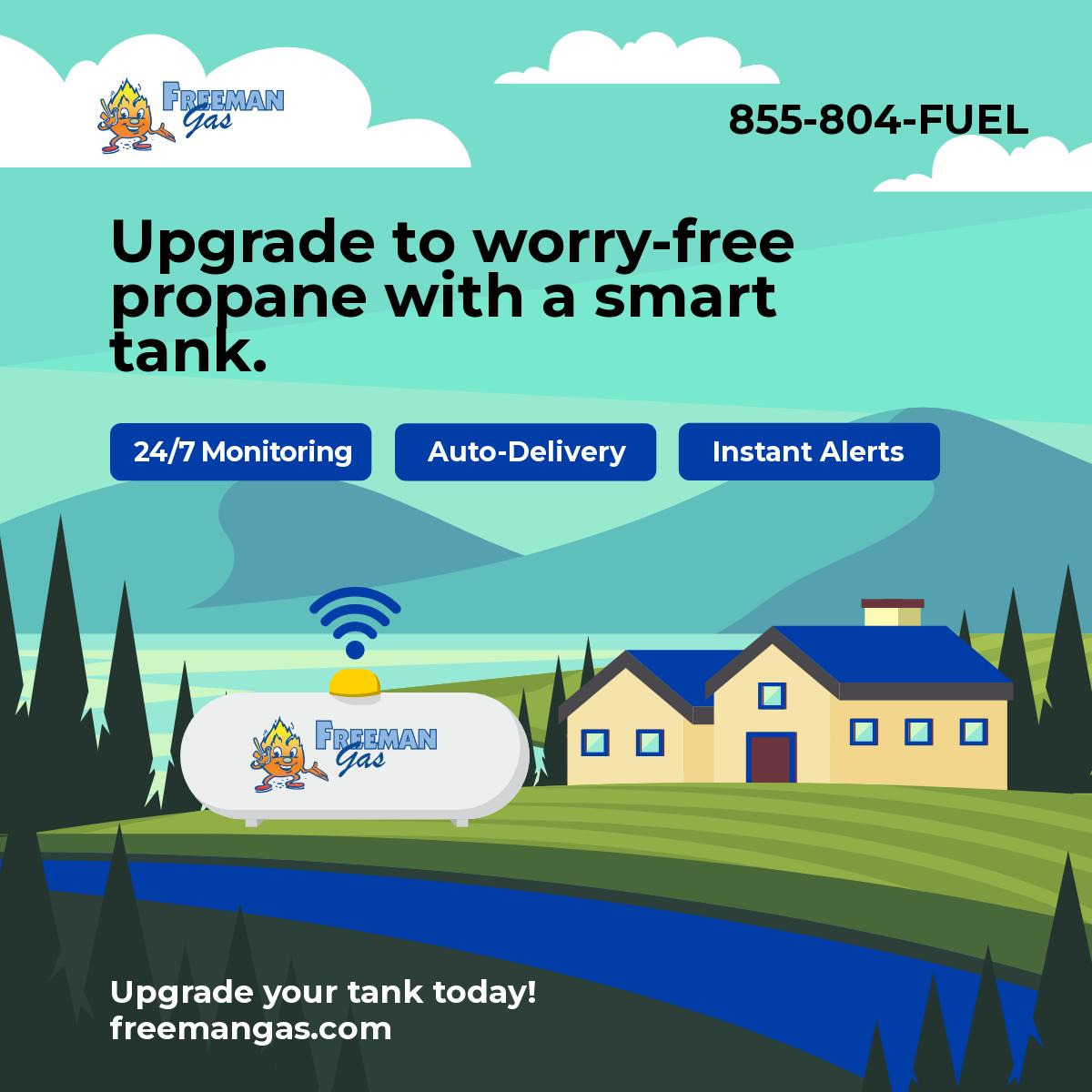 Freeman - Upgrade to worry-free propane with a smart tank. Stay ...