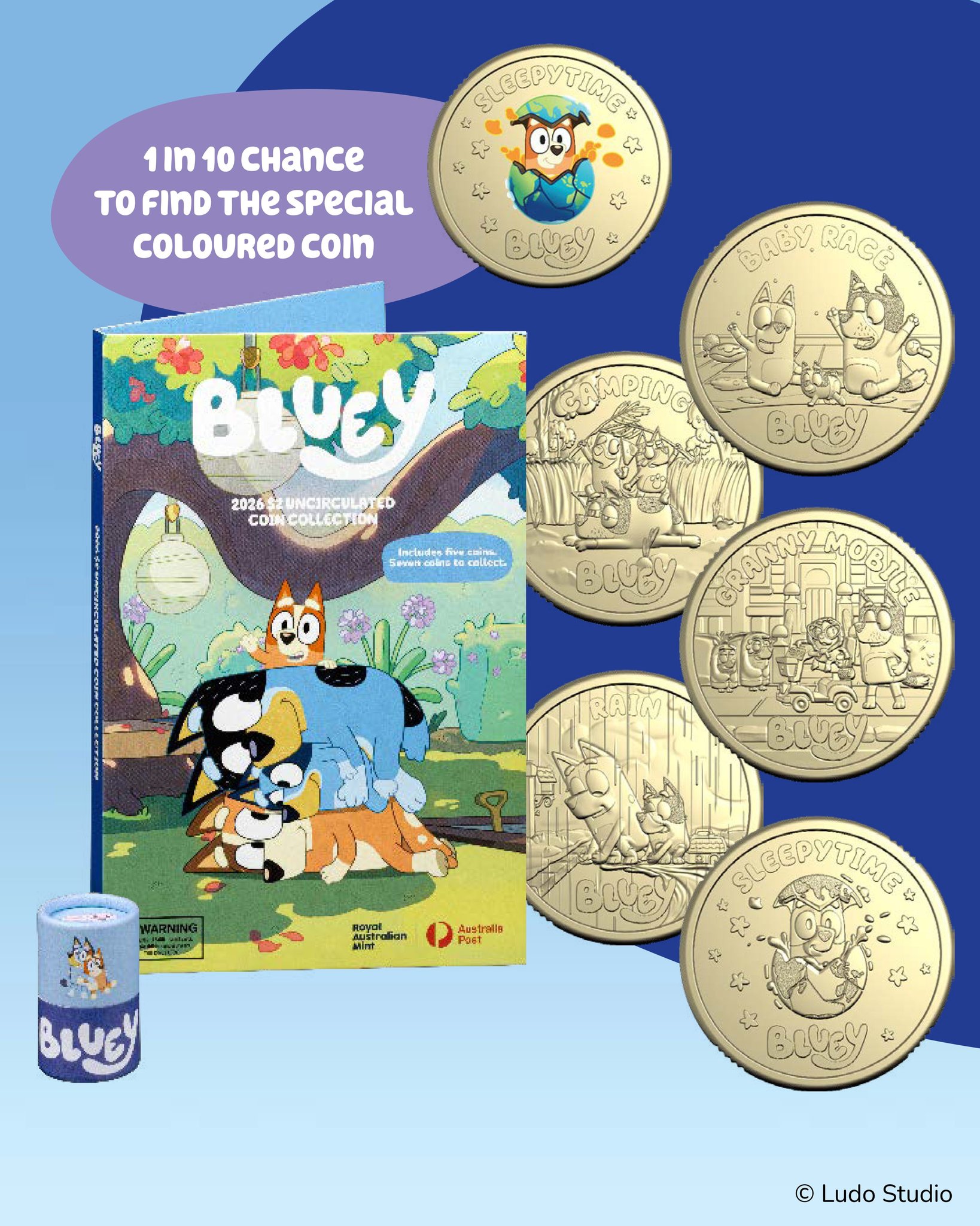 Bluey coins are back! A brand-new coin collection will be