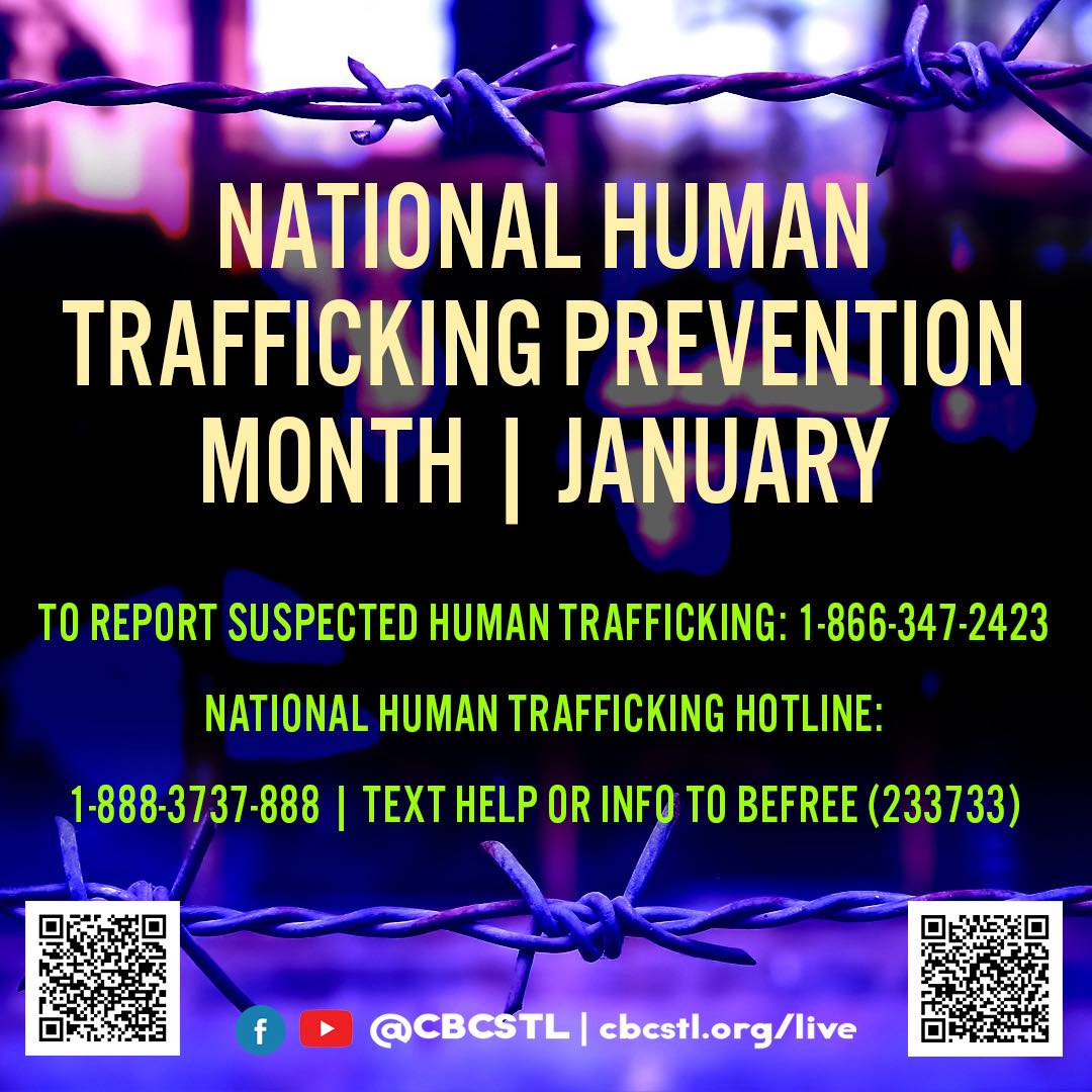 Central - January is National Human Trafficking Prevention Month. Scan ...