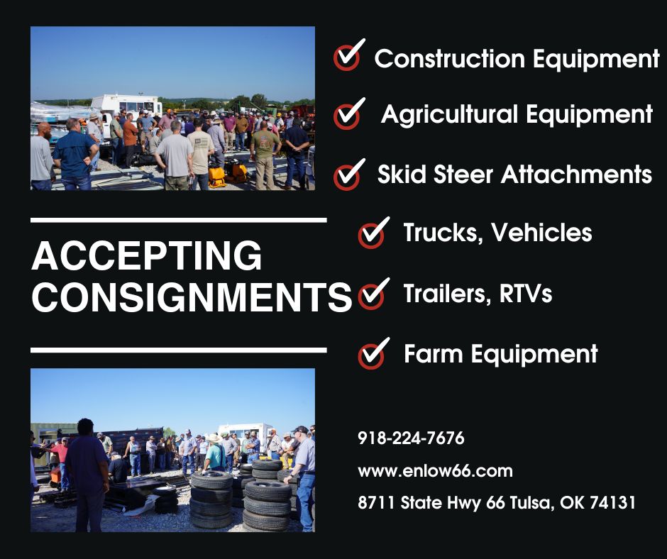 🚨 Now Accepting Consignments! 🚨 One... - Enlow 66 Auction Co | Facebook