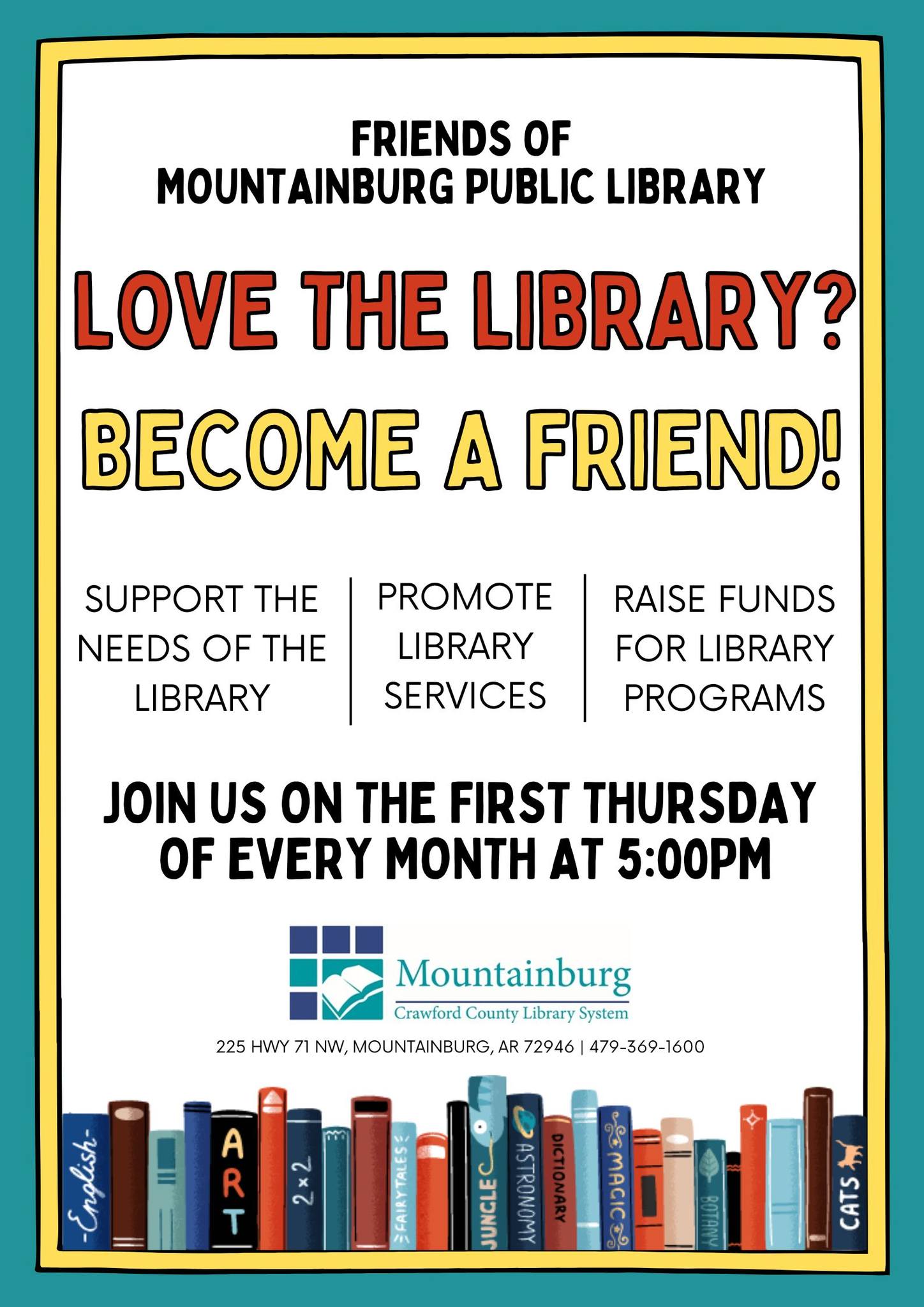 New Meeting Time Join... - Mountainburg Public Library | Facebook