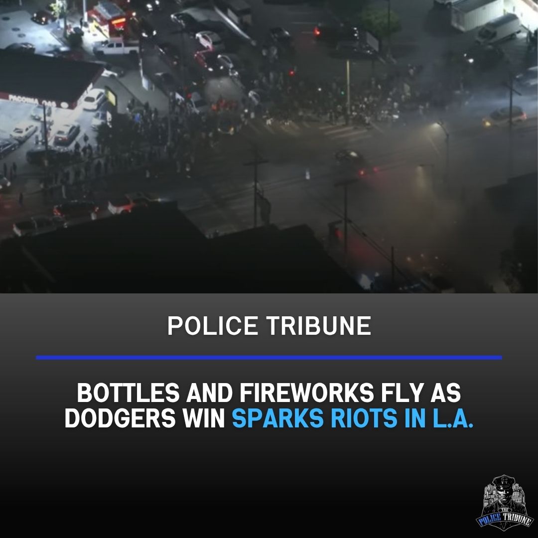 Police Tribune - In the wake of the Dodgers winning the... | Facebook
