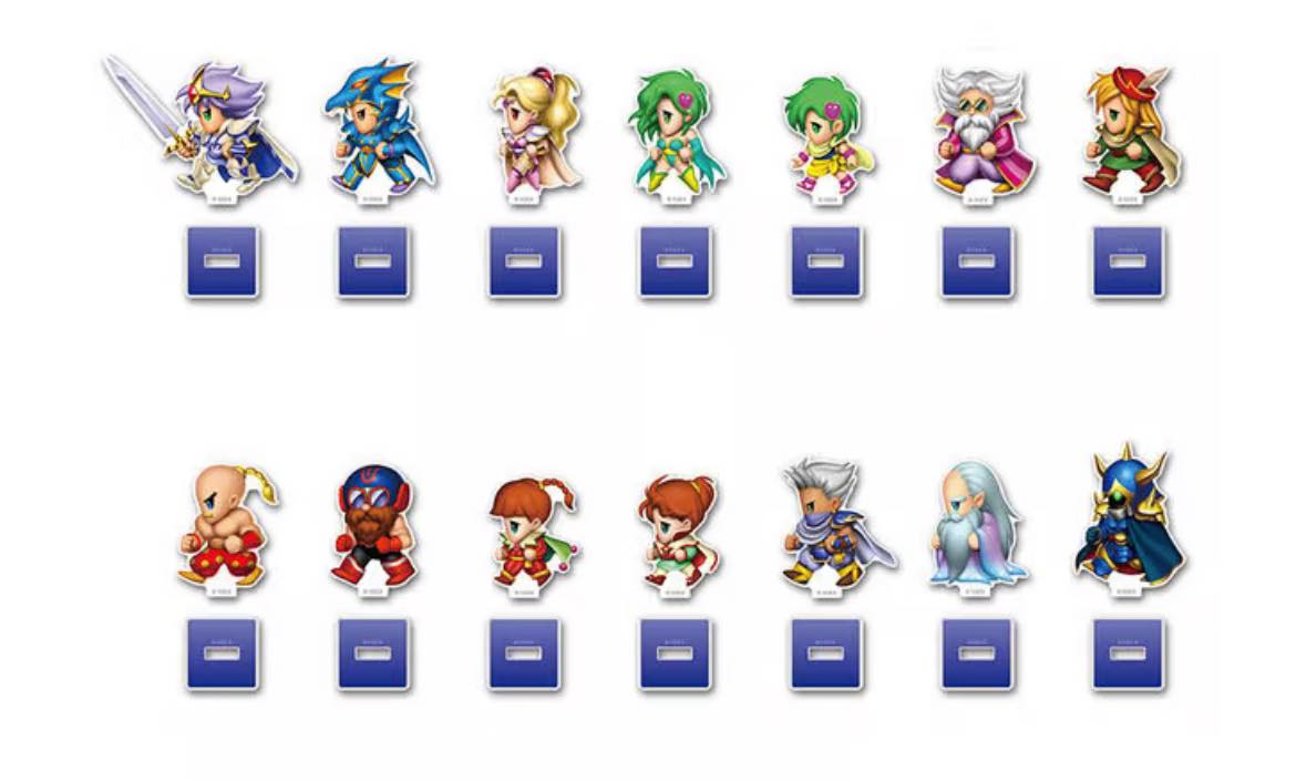Rare Final Fantasy IV illustration plaque from Square Enix members