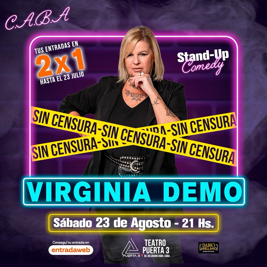 DAPI - ¡Llega el show más picante del año! 🔥 Virginia Demo sin filtros ...