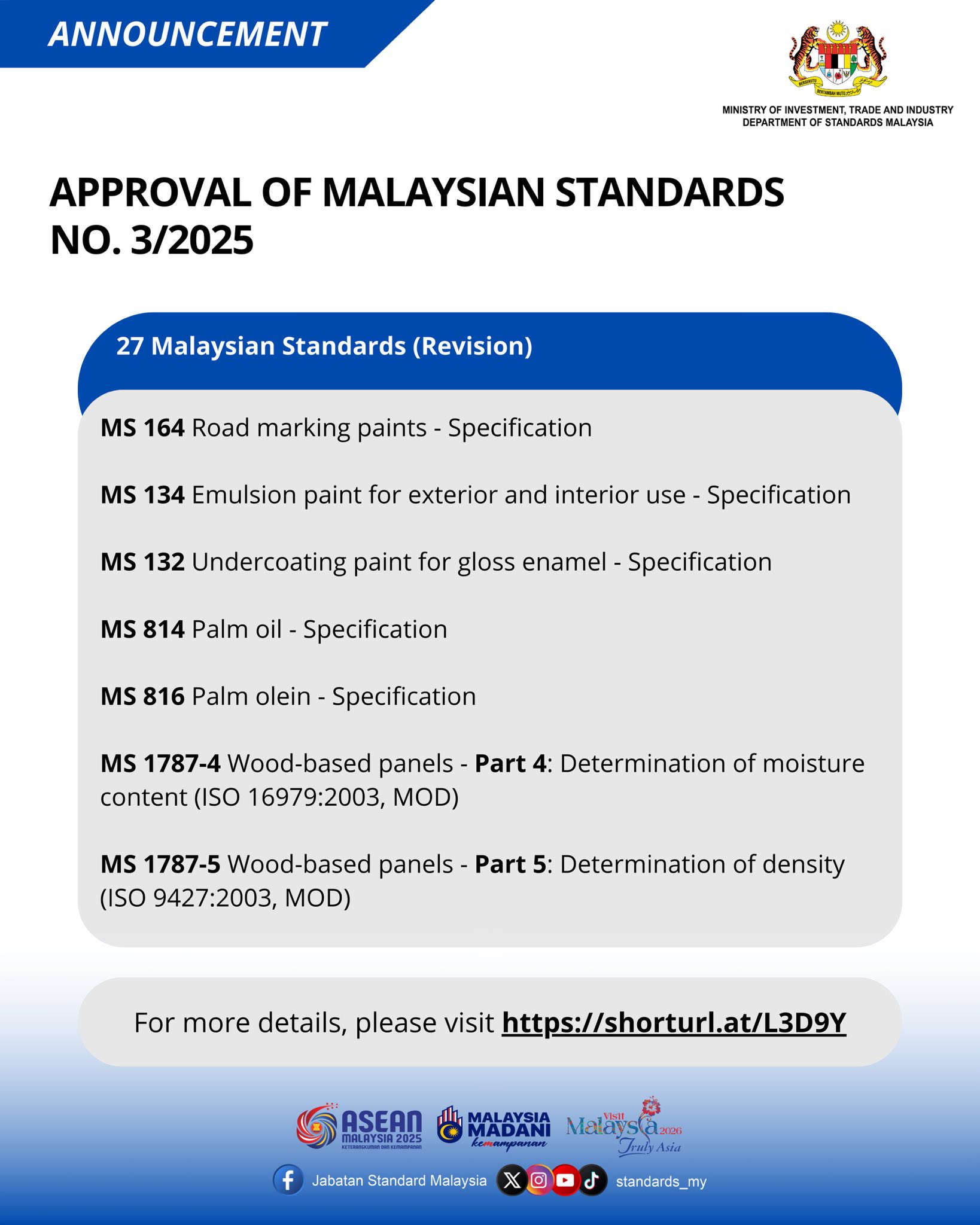 Jabatan Standard Malaysia... - Jabatan Standard Malaysia