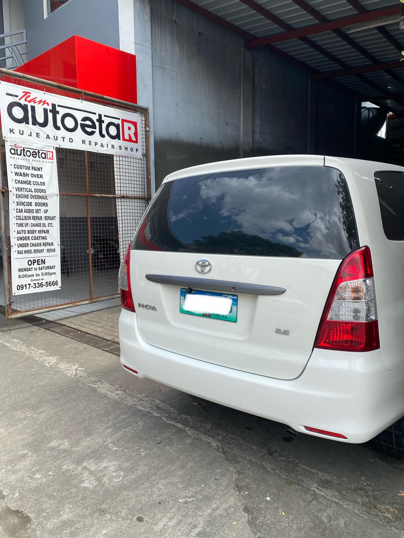 KUJE - ‼️Toyota Innova‼️ Rear Bumper Panel Repaint Thank you Kuys Pat ...