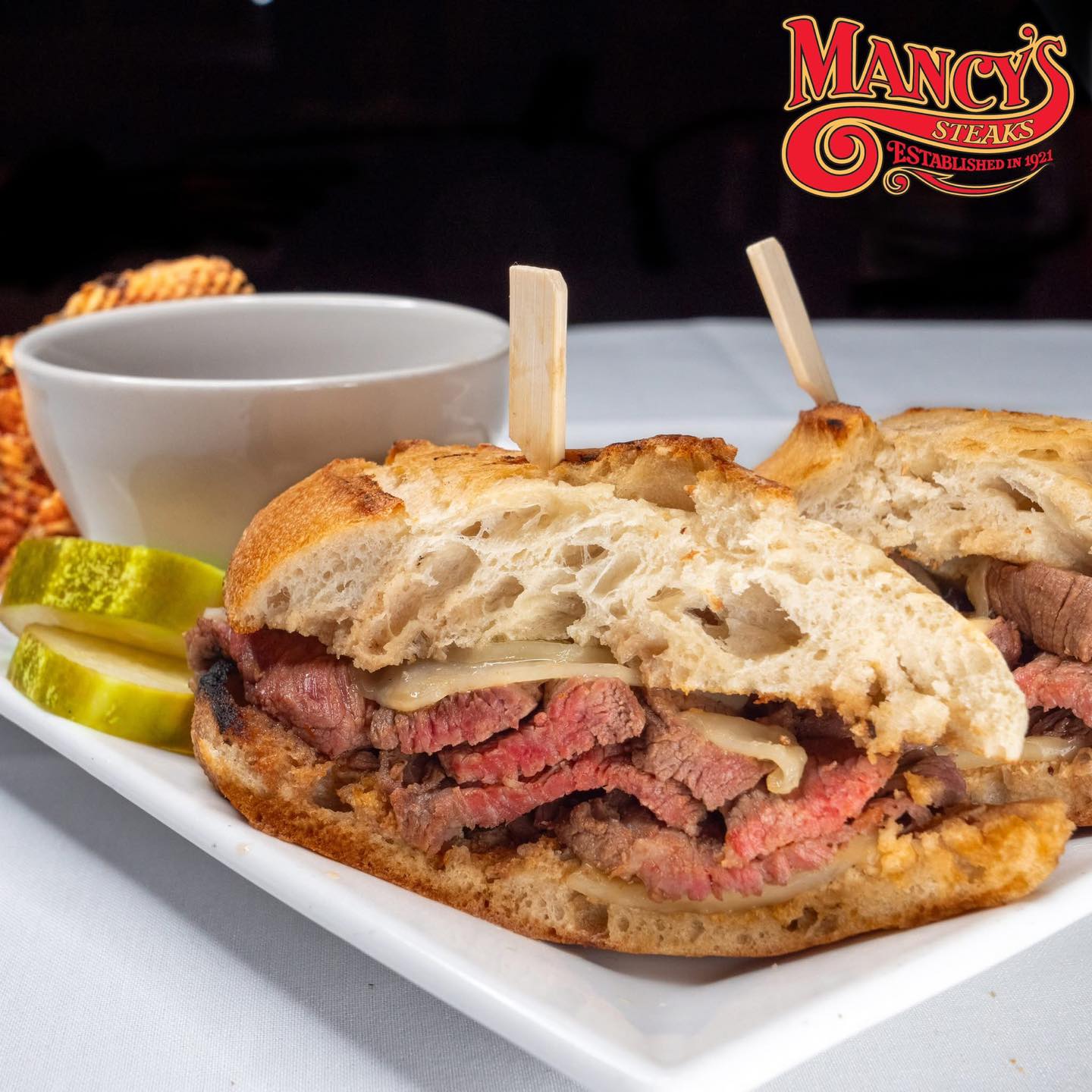 Mancy's - French Dip... a lunchtime version of the classic Mancy's ...