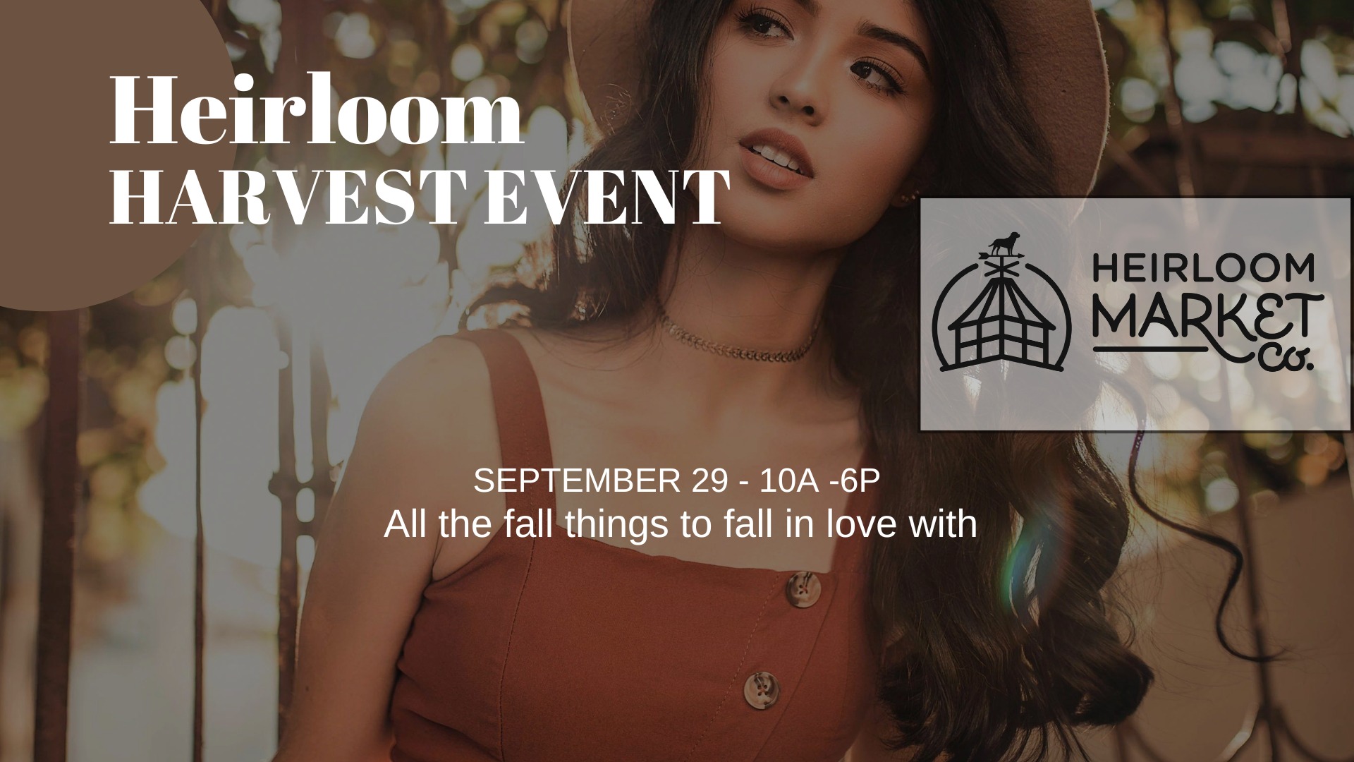 Heirloom Harvest Event - Fall Shopping Event